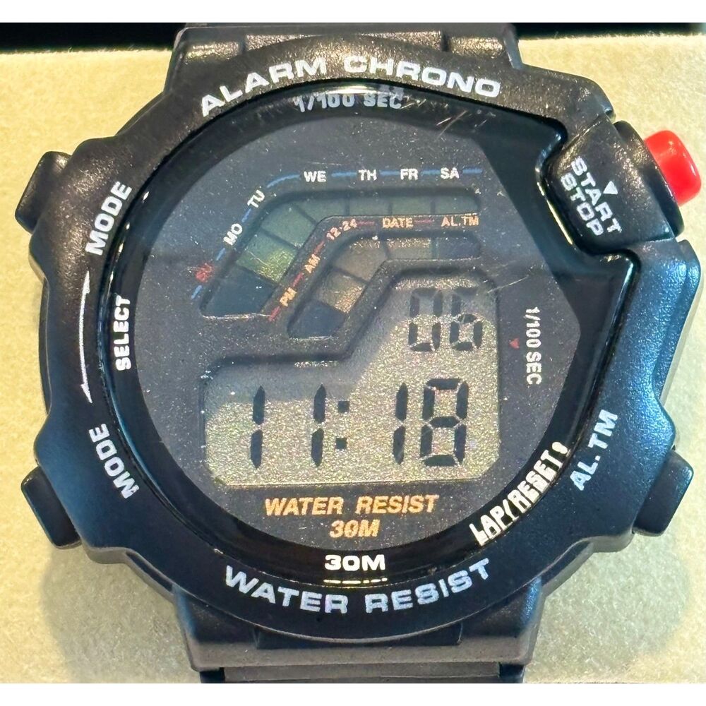 Vintage Casio STR-1000 "Speed Trainer" (Module 936) – Rare 1990s Runner's Chrono